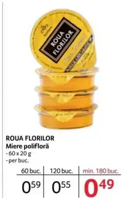 Selgros ROUA FLORILOR Miere poliflora Ofertă