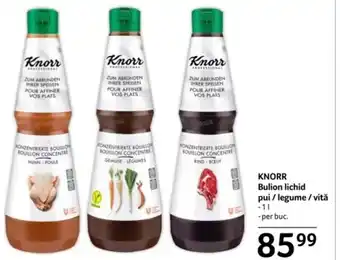 Selgros KNORR Bulion lichid pui/legume / vită Ofertă