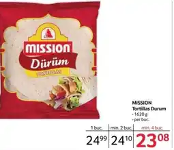 Selgros MISSION Tortillas Durum Ofertă