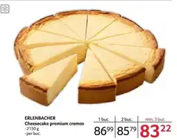 Selgros ERLENBACHER Cheesecake premium cremos Ofertă