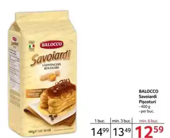 Selgros BALOCCO Savoiardi Piscoturi Ofertă