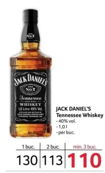 Selgros JACK DANIEL'S Tennessee Whiskey Ofertă