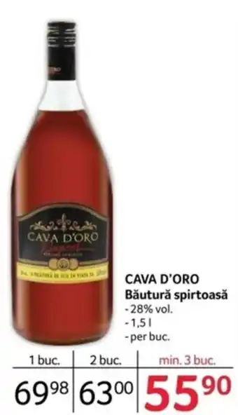 Selgros CAVA D'ORO Băutură spirtoasă Ofertă