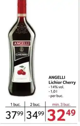 Selgros ANGELLI Lichior Cherry Ofertă