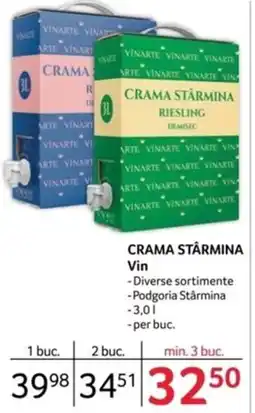 Selgros CRAMA STARMINA Vin Ofertă