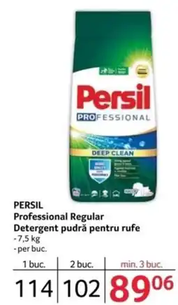 Selgros PERSIL Professional Regular Detergent pudră pentru rufe Ofertă