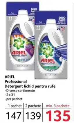 Selgros ARIEL Professional Detergent lichid pentru rufe Ofertă