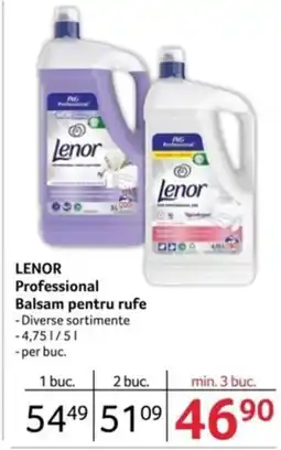 Selgros LENOR Professional Balsam pentru rufe Ofertă