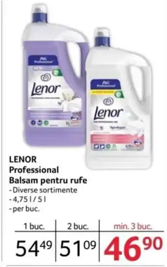 Selgros LENOR Professional Balsam pentru rufe Ofertă