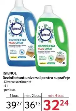 Selgros IGIENOL Dezinfectant universal pentru suprafețe Ofertă