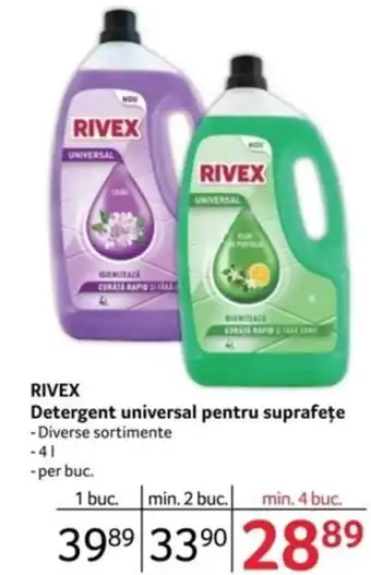 Selgros RIVEX Detergent universal pentru suprafețe Ofertă