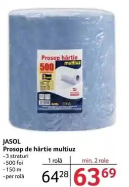 Selgros JASOL Prosop de hârtie multiuz Ofertă