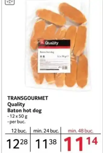 Selgros TRANSGOURMET Quality Baton hot dog Ofertă