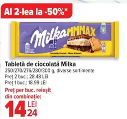 Carrefour Tabletă de ciocolată Milka Ofertă