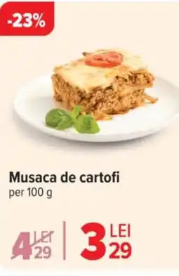 Carrefour Musaca de cartofi Ofertă