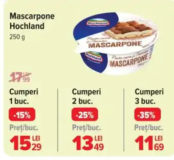 Carrefour Mascarpone Hochland Ofertă