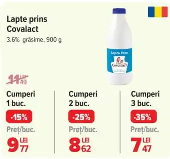 Carrefour Lapte prins Covalact Ofertă