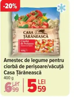 Carrefour Amestec de legume pentru ciorbă de perișoare/văcuţă Casa Țărănească Ofertă