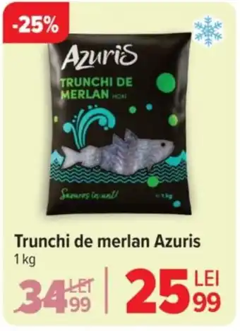 Carrefour Trunchi de merlan Azuris Ofertă