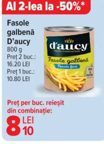 Carrefour Fasole d'aucy D'aucy Ofertă