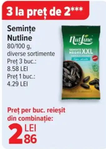 Carrefour Seminţe Nutline Ofertă