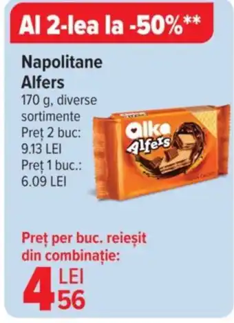 Carrefour Napolitane Alfers Ofertă