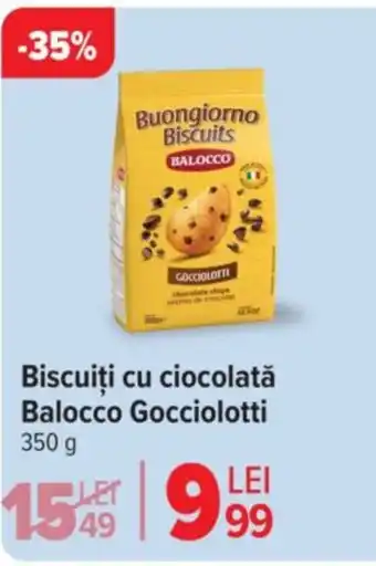 Carrefour Biscuiți cu ciocolată Balocco Gocciolotti Ofertă