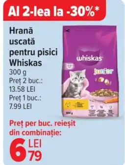 Carrefour Hrană uscată pentru pisici Whiskas Ofertă