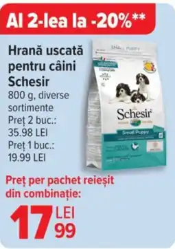 Carrefour Hrană uscată pentru câini Schesir Ofertă