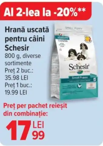 Carrefour Hrană uscată pentru câini Schesir Ofertă