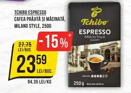 Mega Image TCHIBO Espresso Cafea prăjită şi măcinată, milano style Ofertă