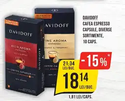 Mega Image DAVIDOFF Cafea espresso capsule Ofertă