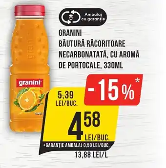 Mega Image GRANINI Băutură răcoritoare necarbonatată, cu aromă de portocale Ofertă