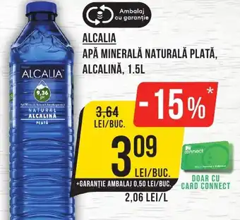 Mega Image ALCALIA Apă minerală naturală plată, alcalină Ofertă