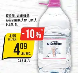 Mega Image IZVORUL MINUNILOR Apă minerală naturală, plată Ofertă