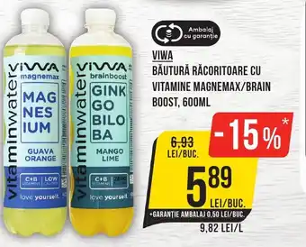 Mega Image VIWA Băutură răcoritoare cu vitamine magnemax/brain boost Ofertă