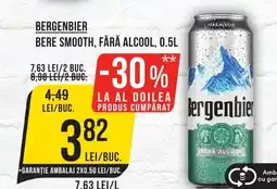 Mega Image BERGENBIER Bere smooth, fără alcool Ofertă