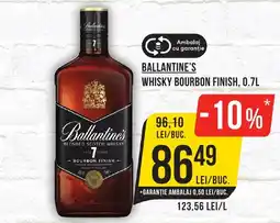 Mega Image BALLANTINE'S Whisky bourbon finish Ofertă