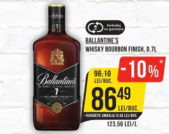 Mega Image BALLANTINE'S Whisky bourbon finish Ofertă