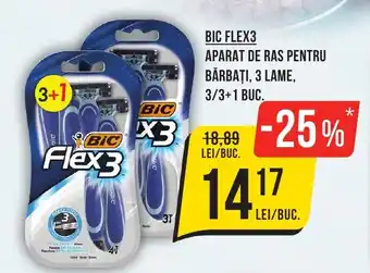 Mega Image BIC FLEX3 Aparat de ras pentru bărbați, 3 lame Ofertă