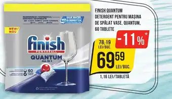 Mega Image FINISH Quantum Detergent pentru mașina de spalat vase, quantum, Ofertă