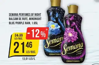 Mega Image SEMANA Perfumes of night balsam de rufe, mindnight blue/purple rain Ofertă