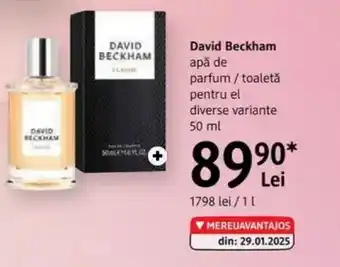 DM DAVID BECKHAM apă de parfum / toaletă pentru el Ofertă