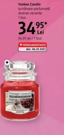 DM YANKEE CANDLE lumânare parfumatǎ Ofertă