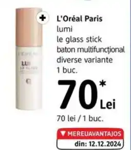 DM L'OREAL PARIS lumi le glass stick baton multifuncţional Ofertă