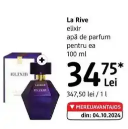 DM LA RIVE elixir apă de parfum pentru ea Ofertă