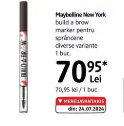 DM Maybelline New York build a brow marker pentru sprâncene Ofertă