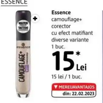 DM ESSENCE camouflage+ corector cu efect matifiant Ofertă