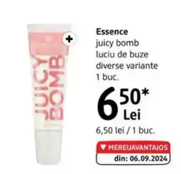 DM ESSENCE juicy bomb luciu de buze Ofertă