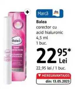 DM BALEA corector cu acid hialuronic Ofertă